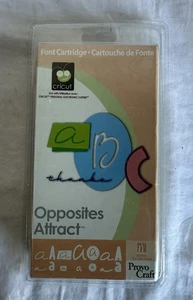 Cartucho de fuente Cricut opuestos Attract Provo Craft - Nuevo sellado - Imagen 1 de 2
