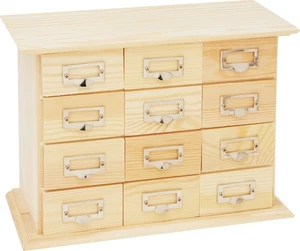 Apothekerschränkchen Deko Schrank aus Kiefernholz - Bild 1 von 3