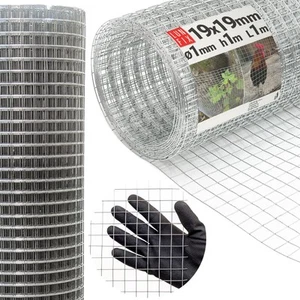 Volierendraht Hühnerdraht Verzinkt H1m L1m Maschenweite 19x19mm Ø1mm - Bild 1 von 9