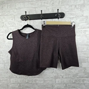 Zobha Athletic Outfit Women's Medium Heathered Purple - Picture 1 of 5