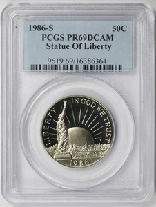 1986-S Statue of Liberty Modern Commemorative 50C Proof PR 69 DCAM PCGS - Picture 1 of 4