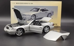 1:18 AutoArt Milenium  1997 Mercedes-Benz SL600 R129 Silver - Bild 1 von 14