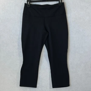 Patagonia Womens Leggings Size Medium Black Capri Cropped Pockets Hiking Comfort - Picture 1 of 16
