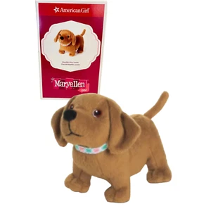 American Girl Doll Pet MARYELLEN'S Dachshund PUPPY DOG "Scooter" Pet Collar Box - Picture 1 of 10