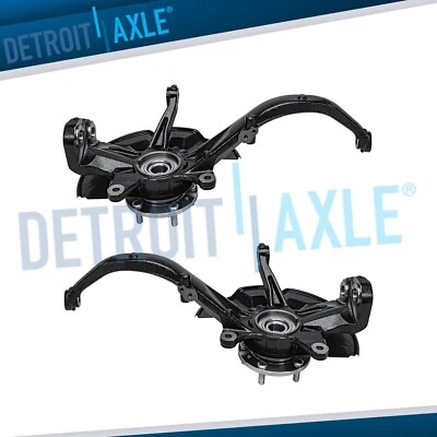 Pair Front Steering Knuckle & Wheel Hub Bearing for Ford Fusion MKZ Zephyr Milan - Image 1 of 4