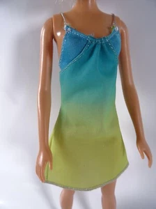 Mode Fashion für Barbie o. ä. Puppe Sommerkleid mehrfarbig wie abgebilde (18325) - Bild 1 von 4