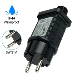1/3Stk Transformator Lichterkette 31V 6W LED Timer Netzteil Netzadapter Beleucht - Bild 1 von 9