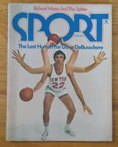 DAVE DeBUSSCHERE Sport April 1974 Magazine No Label NEW YORK KNICKS - Picture 1 of 1