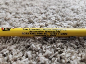 Vintage 1940 Pencil Hasting Piston Rings Aberdeen Motor Supply Co Cleveland Ohio - Picture 1 of 4