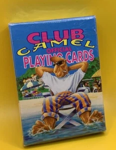 Vintage 1992 Club Camel offizielle Spielkarten Deck kunststoffbeschichtet werkseitig versiegelt - Bild 1 von 1