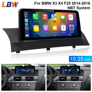 For BMW X3 X4 F25 2014-2016 NBT System 10.25'' Car Linux Screen Navigation Radio - Picture 1 of 12