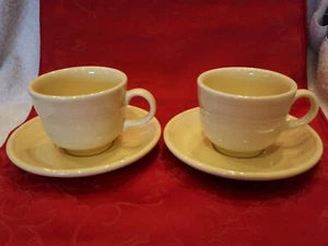 Fiesta Fiestaware hellgelbe Tasse & Untertasse - 2er Set - Bild 1 von 7