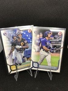 2022 Bowman Wander Franco/O’Neil Cruz RC Pittsburgh Tampa Bay