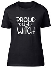 Proud to be a Witch Fitted Womens Ladies T Shirt