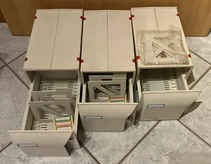 3x Media Box grau CD Aufbewahrungsbox Spify - Bild 1 von 3