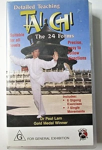 Detailed Teaching TAI CHI The 24 Forms VHS Tape Dr Paul Lam Detailed Teaching - Picture 1 of 5