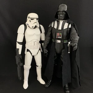 Star Wars Stormtrooper and Darth Vader Jakks Pacific Big Figures 19" (48cm) VGC - Picture 1 of 24