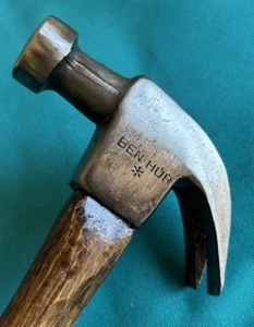 Ben Hur 10 oz Finishing Carpenter Curved Claw Vintage Hammer with Hickory Handle - Picture 1 of 10
