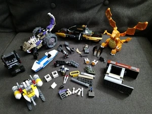 LEGO Ninjago Anacondrai Crusher 70745 & BlasterBike 70733 Pokemon INCOMPLETE LOT - Picture 1 of 12