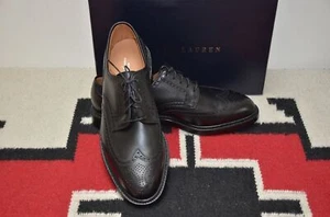 Ralph Lauren Crockett & Jones Made in England Marlow Wingtip Shoes - Picture 1 of 9
