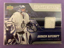 2006-07 Upper Deck UD Game Jersey Series 2 Andrew Raycroft J2-AR White