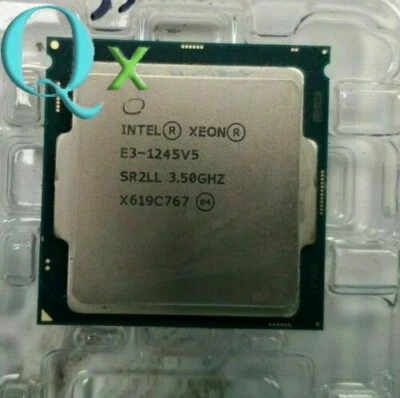 Intel Xeon E3-1245 V5 LGA1151  CPU Processor Quad-Core 3.5Ghz SR2LL - Image 1 of 2