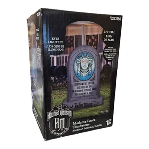 Disney 6 Fuß beleuchteter Madame Leota Grabstein aufblasbar mit Sound Haunted Mansion - Bild 1 von 12