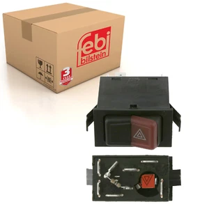 Hazard Warning Flasher Fits Volkswagen Caddy Derby Golf Cabrio Jetta Febi 18147 - Picture 1 of 11