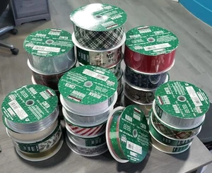 KIRKLAND SIGNATURE WIRE EDGED RIBBON, CHOOSE DESIGN *NEW - Picture 1 of 39