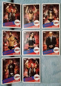 2015 Topps WWE Heritage 2K16 Complete 8 Card Set of INSERTS WWF NXT WCW AEW lot - Bild 1 von 24