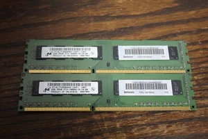 Micron MT16JTF25664AZ-1G4F1 4GB (2x2GB) PC3-10600 DDR3-1333 240-Pin Desktop RAM - Picture 1 of 3