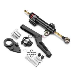 For Kawasaki ZX6R 2009-2019 Short Carbon Fiber Steering Damper Mounting Kit - Bild 1 von 12