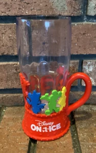 Disney On Ice Mickey Mouse Red Light Up LED Cup 7" Tall - Picture 1 of 3