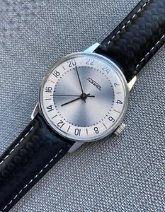 Raketa 24 Hour Men's Wristwatch Soviet Vintage Rocket Watch - Picture 1 of 14