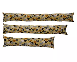 Zugluftstopper Baumwolle Huhn Design Französisch Terrassentür Zugluftstopper - Bild 1 von 15