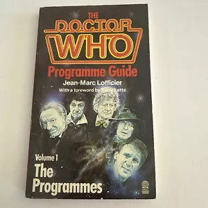 Movies: THE DOCTOR WHO PROGRAMME GUIDE, VOL 1 by Jean-Marc Lofficier 1984 - Picture 1 of 5