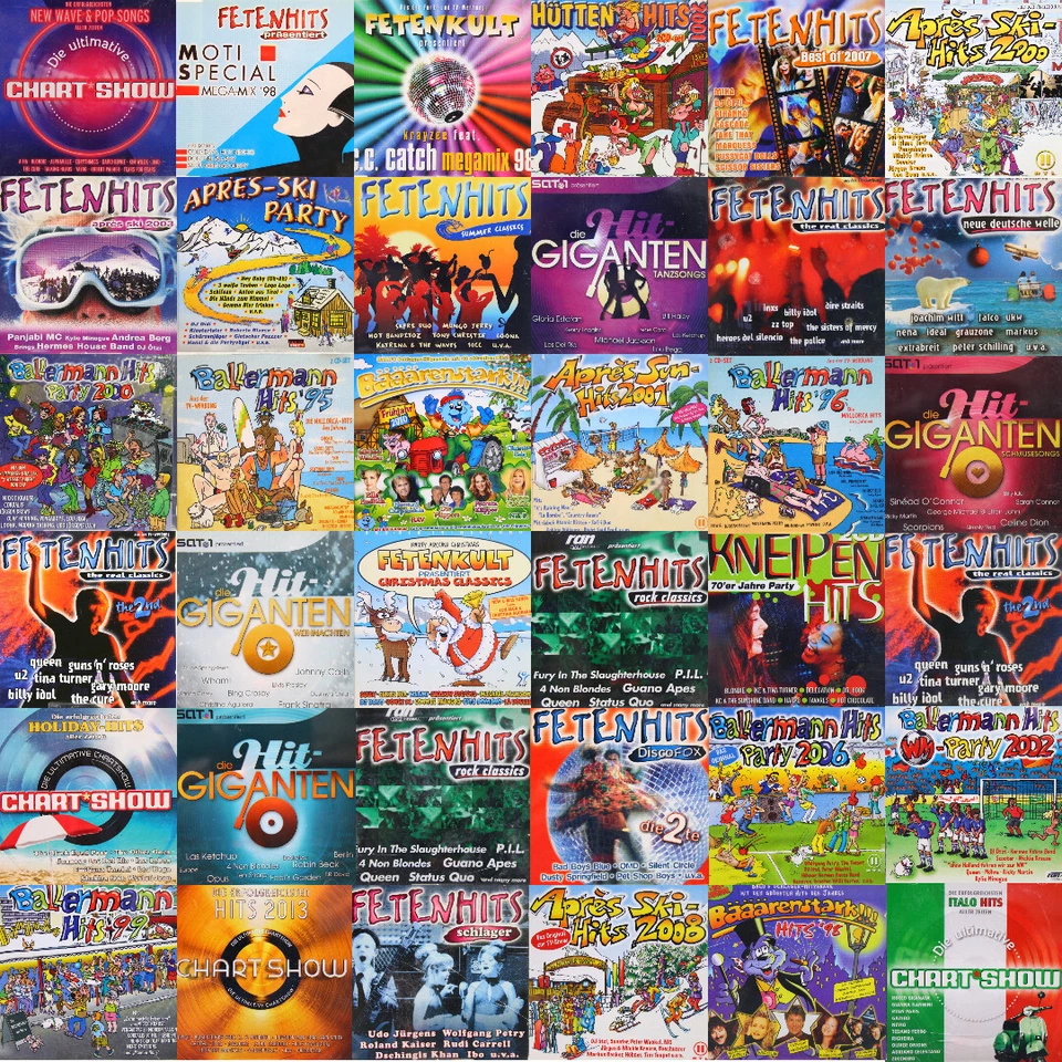 Music Songs Musik Cds Album Sampler Chart-Show Fetenhits Ballermann Hits Auswahl - Bild 1 von 1