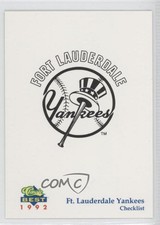 1992 Classic Best Ft Lauderdale Yankees Checklist #30