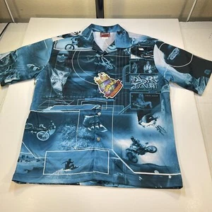 VINTAGE Deadstock NWT THIRD RAIL Y2K Nikki Tyler Pimpadelics Button Up SHIRT XL - Picture 1 of 8