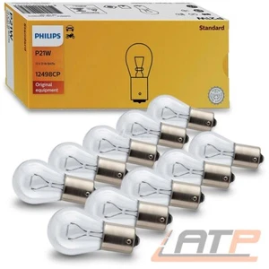 GLÜHLAMPE PHILIPS P21W 12V 21W BA15s VISION BLINKLEUCHTE BREMSLICHT 10x STÜCK - Bild 1 von 4
