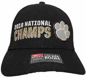 New Nike 2018 National Champions Clemson Tigers Hat Strap Back NCAA Football - Picture 1 of 7