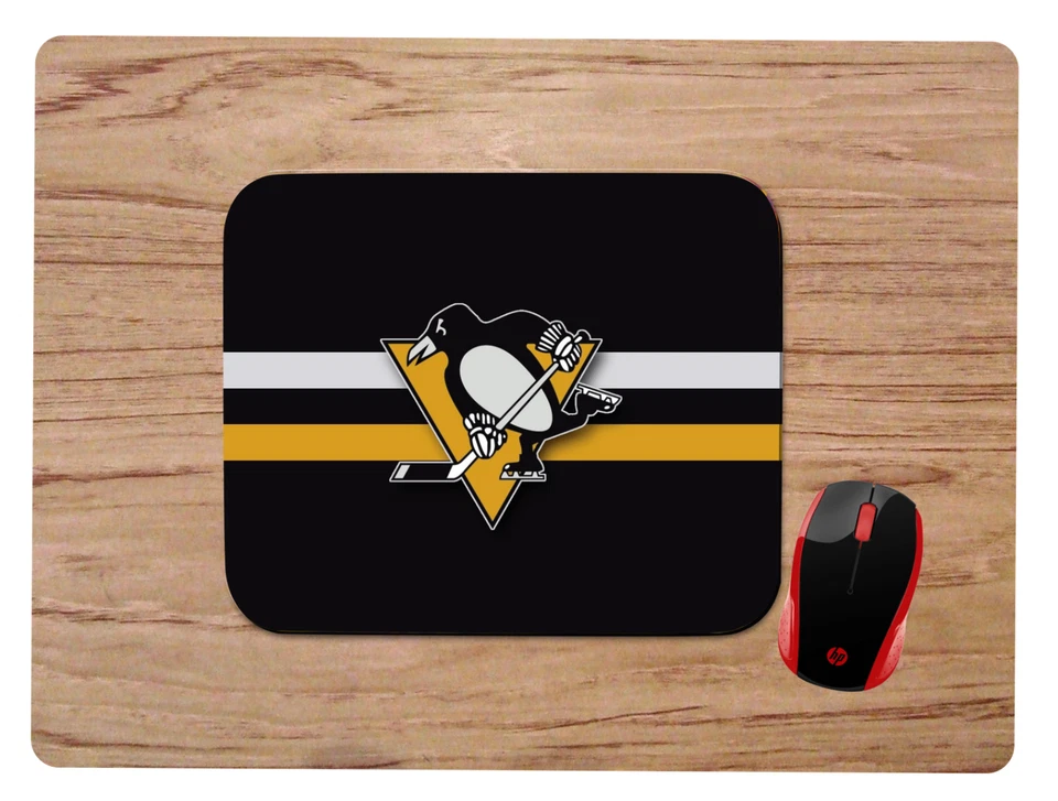 PITTSBURGH PENGUINS MOUSEPAD MOUSE PAD HOME OFFICE GIFT NHL DESIGN 2 - Image 1 of 1