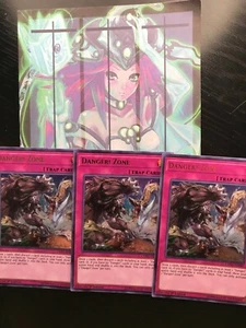 Yugioh 3x Danger! Zone Ultra Rare NM 1st Edition CYHO-EN087 - Picture 1 of 1