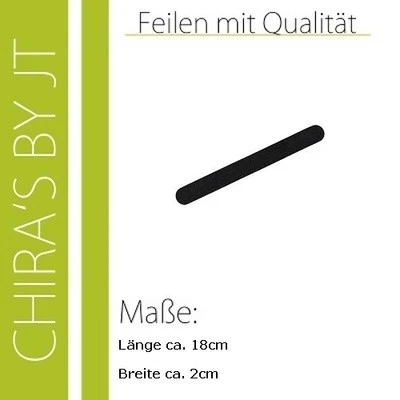 CHIRA´S BY JT ideale dünne Sandblattfeile Holz Black Narrow 100/180 Top Weltmeisterqualität