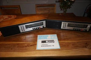 DDR Radio Radeberg 74, 2 Stück, mit Bedienungsanleitung, VEB Robotron - Bild 1 von 11