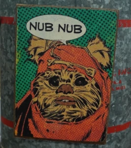 EWOKS - NUB NUB - STAR WARS *Handmade* Wood Photo MAGNET - Picture 1 of 1