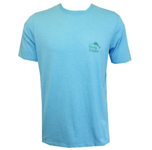 Tommy Bahama You Say Tomato T-Shirt - Turquoise Haze Heather, S/P - Picture 1 of 2