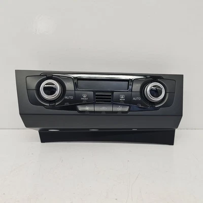 AUDI A4 MK4 (B8) 2007-2015 DIGITAL CLIMATE CONTROL PANEL BLACK 8K2820043AH - Image 1 of 4