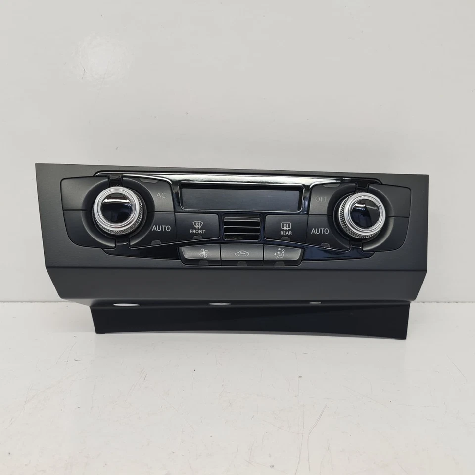 AUDI A4 MK4 (B8) 2007-2015 DIGITAL CLIMATE CONTROL PANEL BLACK 8K2820043AH - Image 1 of 4