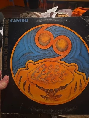 Cancer Signs Of The Zodiac SP 4214 Vintage Vinyl Record LP Horoscope Celestial  - Image 1 of 4
